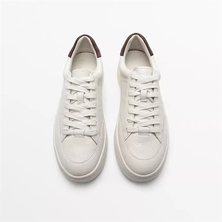 Low Top Soft Sole Classic Retro Sneakers White Shoes factory